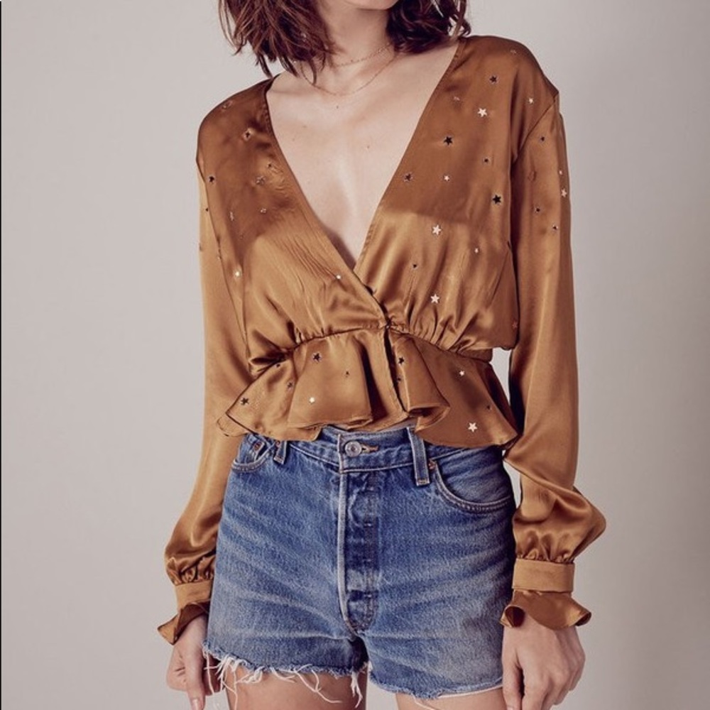 Silk star blouse